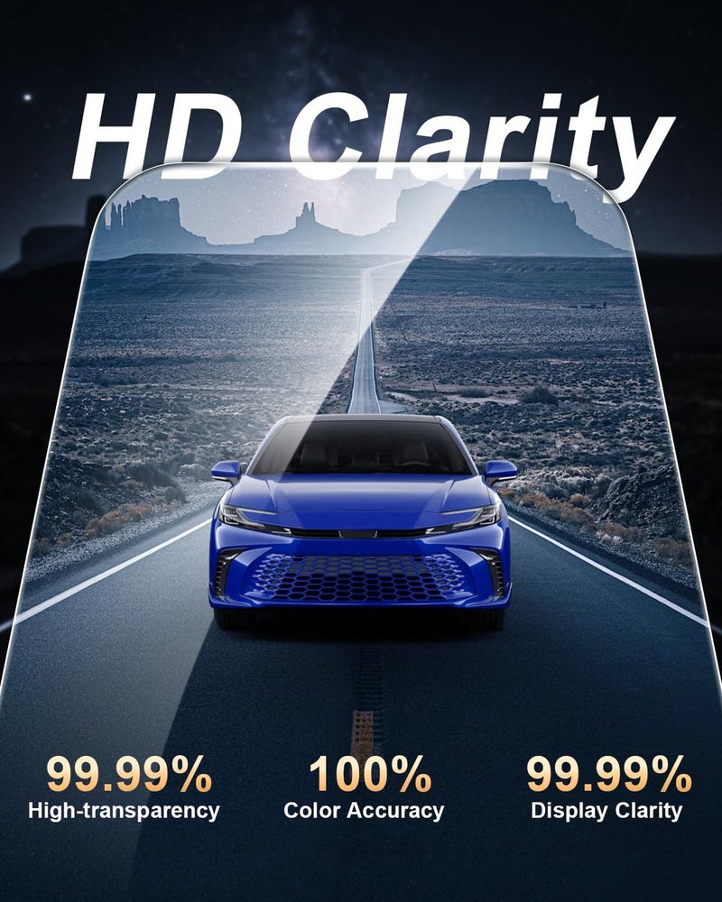EcoZen 2026 Toyota Camry Screen Protector - For 2025-2026 Camry 8-Inch Navigation Screen - 9H Hardness Tempered Glass HD 2025-2026 Toyota Camry(LE/SE/Nightshade) Accessories Anti-Fingerprints - Image 2